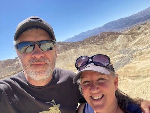 Selfie of Phil and Ilo at Death Valley National Park